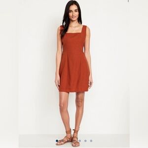 NWT Old Navy linen-blend mini dress